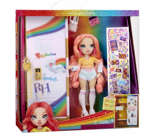 121015-EUC Rainbow High Locker and Doll Playset