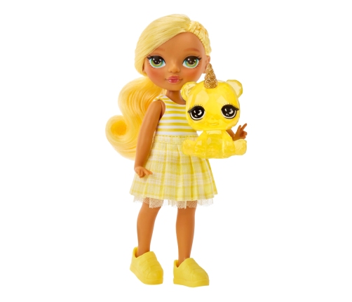 531227-EUC Rainbow High Littles Dolls- Daisy (Yellow)