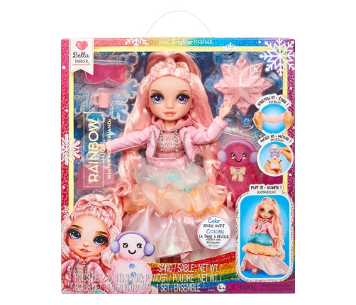 120827-EUC Rainbow High Winter Wonderland Doll- Bella (Pink)