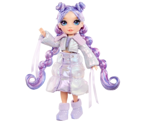 120865-EUC Rainbow High Winter Wonderland Doll- Violet (Purple)