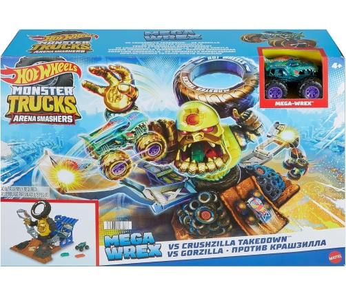 Hot Wheels Monster Trucks Wrex VS Crushzilla HPR47