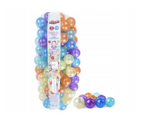 Pilsan Play Pool Balls 7 cm 100 Pcs in Net 06411