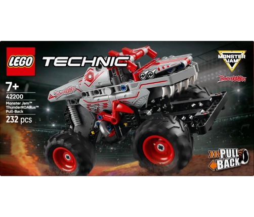 LEGO Technic Monster Jam Thunderroarus Z Napędem Typu Pull-Back 42200