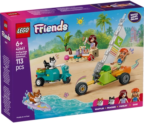 LEGO Friends Przygoda Z Surfującymi Psami I Skuterem 42641