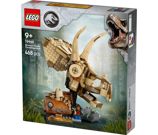 LEGO Jurassic World Szkielety Dinozaurów: Czaszka Triceratopsa 76969