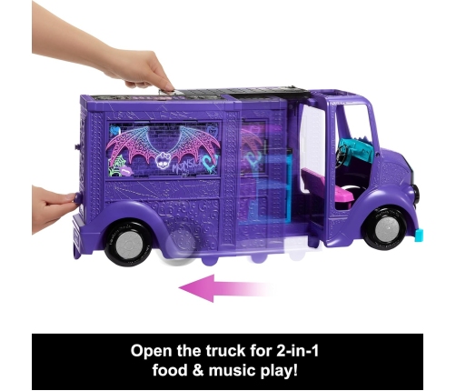 Monster High Draculaura Doll Fangtastic Rockin Food Truck HXH83