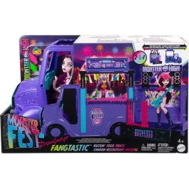 Monster High Draculaura Doll Fangtastic Rockin Food Truck HXH83 Monster High Draculaura Doll Fangtastic Rockin Food Truck HXH83