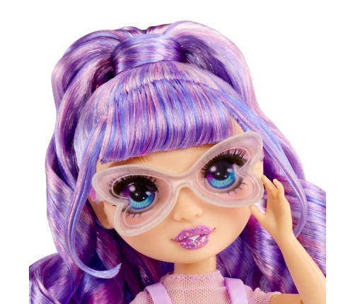 121404-EUC Rainbow High Creative Crystals Fashion Doll- Violet