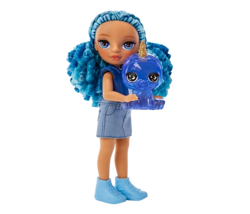 531197-EUC Rainbow High Littles Dolls- Sapphire (Blue)