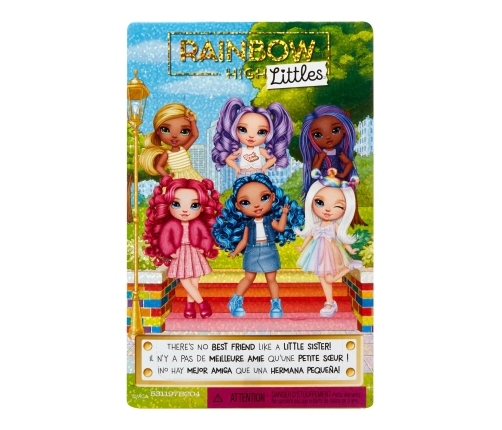 531197-EUC Rainbow High Littles Dolls- Sapphire (Blue)