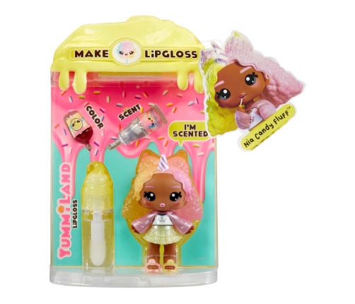 525462X1EUC Yummiland Lip Gloss Doll Series 2- Cotton Candy (Nia Candy Fluff) for Sidekick