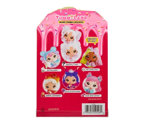 525462X1EUC Yummiland Lip Gloss Doll Series 2- Cotton Candy (Nia Candy Fluff) for Sidekick