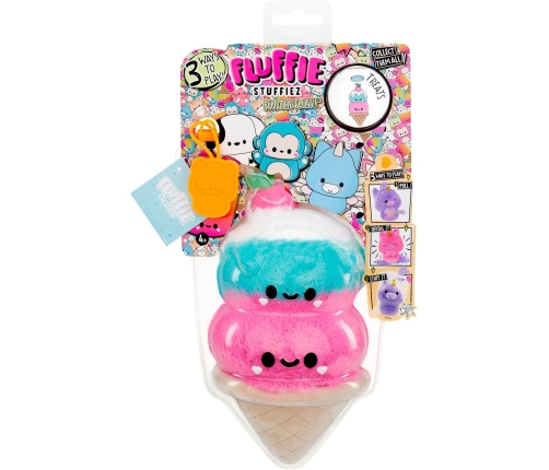511779X1EUC Fluffie Stuffiez Small Plush - Double Scoop Ice Cream