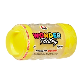 Wonder Factory Never Dry Dough Singles – Yellow 594970 Wonder Factory Never Dry Dough Singles – Yellow 594970