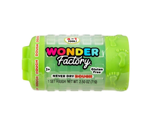 Wonder Factory Never Dry Dough Singles – Green 594987