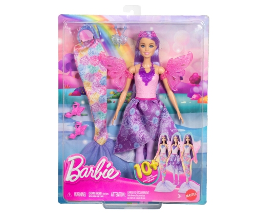 Barbie Doll Fairy and Mermaid Playset JCP74