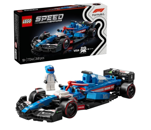 LEGO Speed Champions Visa Cash App Rb Vcarb 01 F1 Race Car 77246