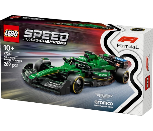 LEGO Speed Champions Aston Martin Aramco F1 Amr24 Race Car 77245