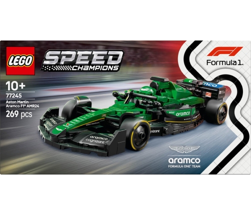 LEGO Speed Champions Aston Martin Aramco F1 Amr24 Race Car 77245