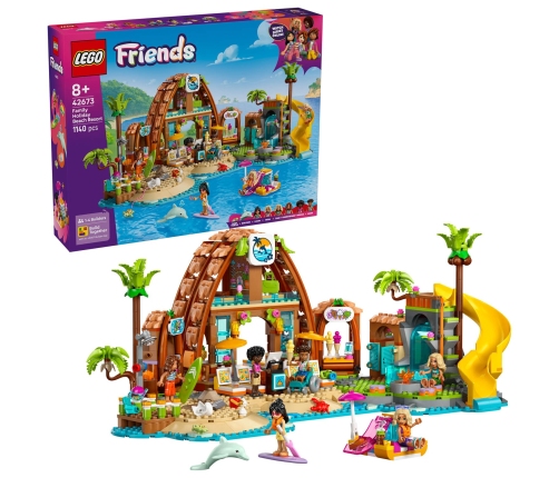 LEGO Friends Family Vacation Beach Resort 42673
