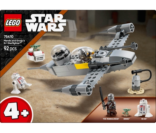 LEGO Star Wars TM Mando And GroguS N-1 Starfighter 75410