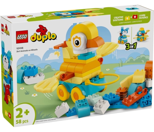 LEGO Duplo Town 3In1 Animals On Wheels 10448