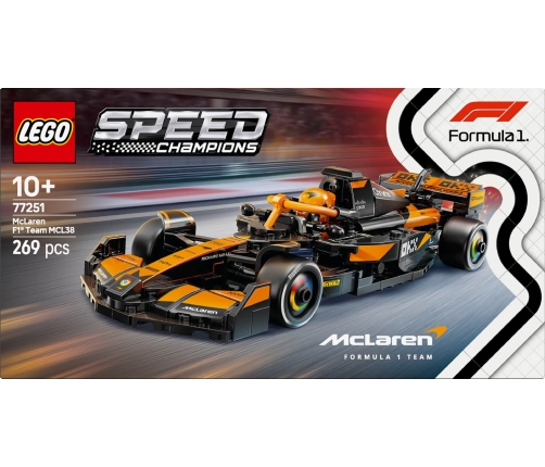 LEGO Speed Champions Mclaren F1 Team Mcl38 Race Car 77251