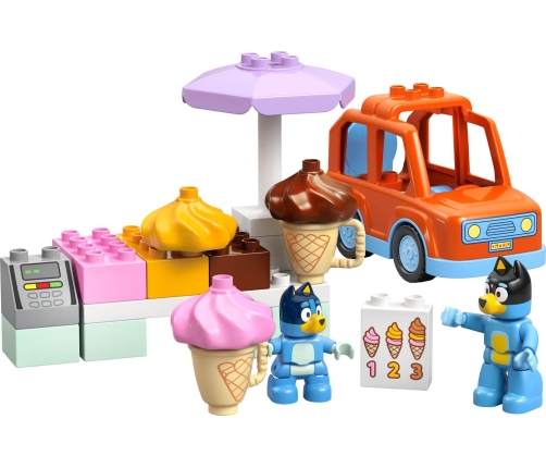 LEGO Duplo Bluey Ice Cream Trip With Bluey 10458