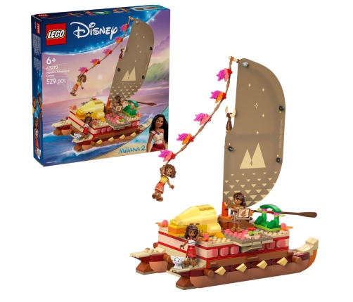 LEGO Disney Princess MoanaS Adventure Canoe 43270