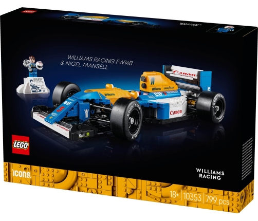 LEGO Icons Williams Racing Fw14B & Nigel Mansell 10353