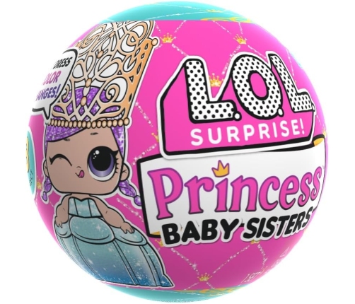 567523-EUC L.O.L. Surprise Princess Baby Sisters Asst