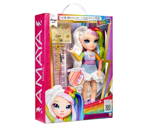 565772-EUC Rainbow High Junior High Doll Amaya