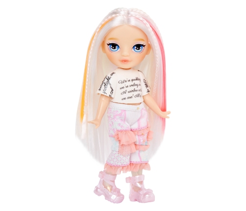 543442-EUC Rainbow High Littles Rainbow Fantasy Fairies Doll - Opal (Rainbow)