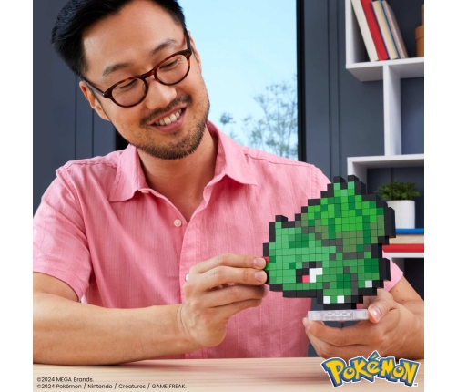 MEGA Pokemon Pixel Bulbasaur HTH75