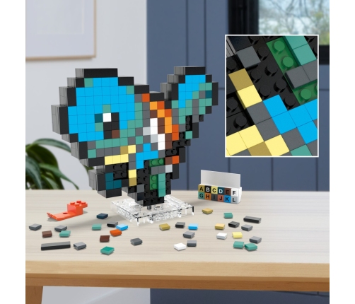 MEGA Pokemon Pixel Squirtle HTH77