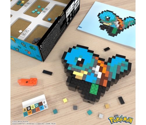 MEGA Pokemon Pixel Squirtle HTH77