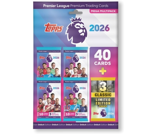 TOPPS Premier League MEGA multipack PL25-MMP1011
