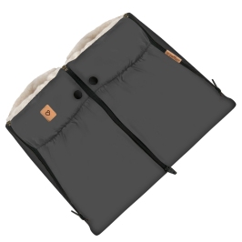 Zaffiro Муфта – варежки для коляски из овечьей шерсти Aspen anthracite Zaffiro Муфта – варежки для коляски из овечьей шерсти Aspen anthracite