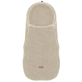 Wool footmuffs mini Sierra 0-18m beige