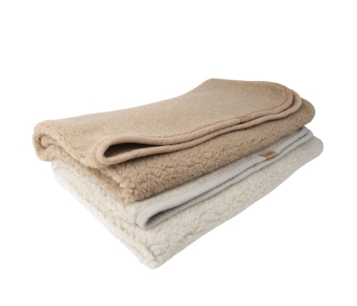 Wool blanket Nevada 100x150cm beige
