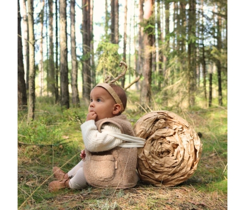 Bērnu vilnas veste Nevada 74/80 brown