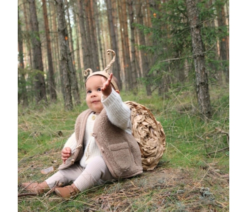 Bērnu vilnas veste Nevada 74/80 brown