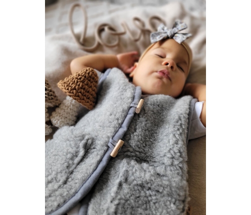 Bērnu vilnas veste Nevada 86/92 grey