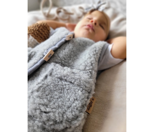 Bērnu vilnas veste Nevada 86/92 grey