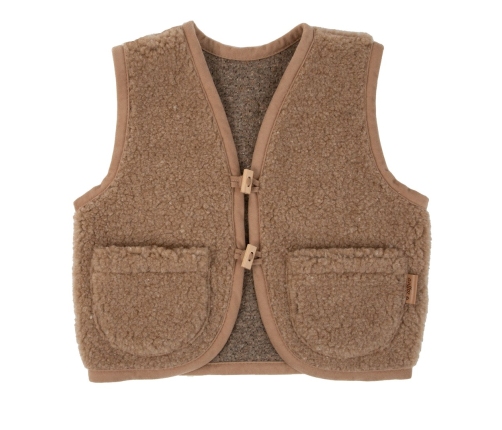 Bērnu vilnas veste Nevada 98/104 brown