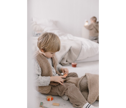 Bērnu vilnas veste Nevada 98/104 brown