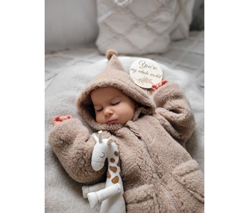 Детская шерстяная кофта Meri Nevada 62/68 brown