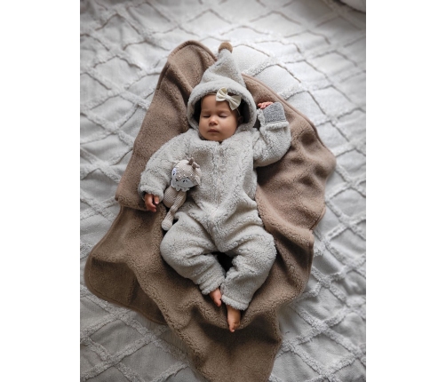 Vilnas kombinezons zīdaiņiem Nevada 74/80 beige