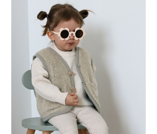 Bērnu vilnas veste Nevada 110/116 beige