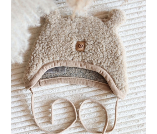 Vilnas cepure Violet Nevada S 0-6m brown